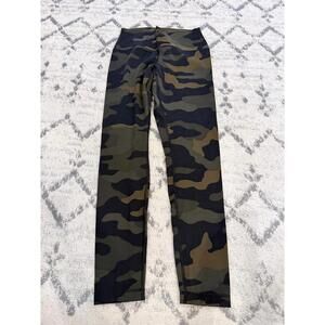 Camo Print High-Rise Leggings